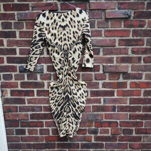 Roberto Cavalli Leopard Print Dress